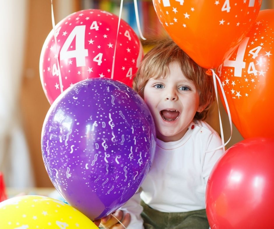 how long should a 4-year-old birthday party be?
