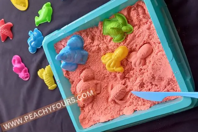 kinetic sand, - best independent play toy for 4 year old